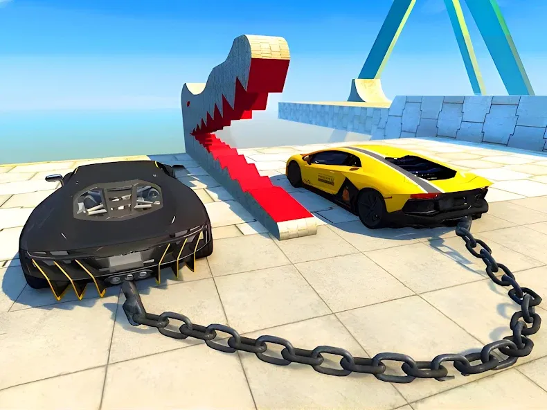 Stunt Car Crash (Стант Кар Краш)  [МОД Бесконечные деньги] Screenshot 5