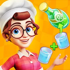 Взломанная Merge Cooking:Theme Restaurant  [МОД Меню] - полная версия apk на Андроид