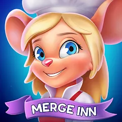 Взломанная Merge Inn - Cafe Merge Game (Мердж Инн)  [МОД Unlimited Money] - полная версия apk на Андроид