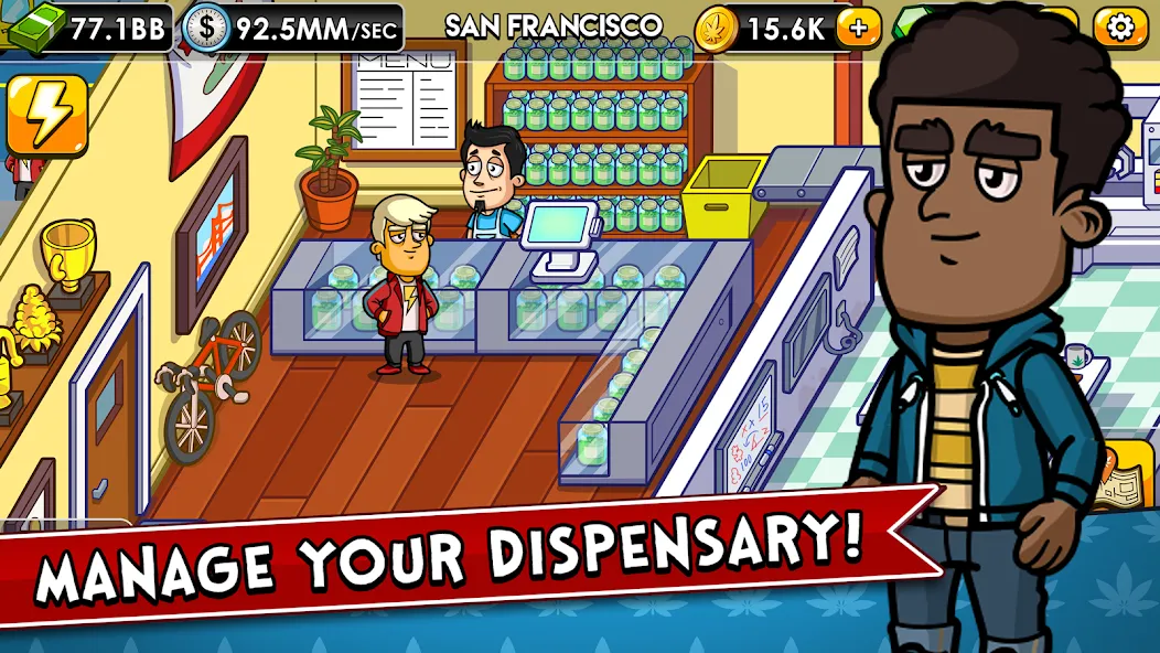 Weed Inc: Idle Tycoon (Уид Инк)  [МОД Все открыто] Screenshot 3