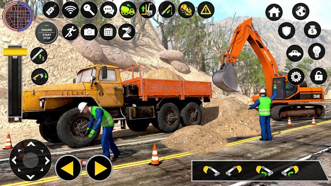 Construction Excavator Game 3D  [МОД Menu] Screenshot 2