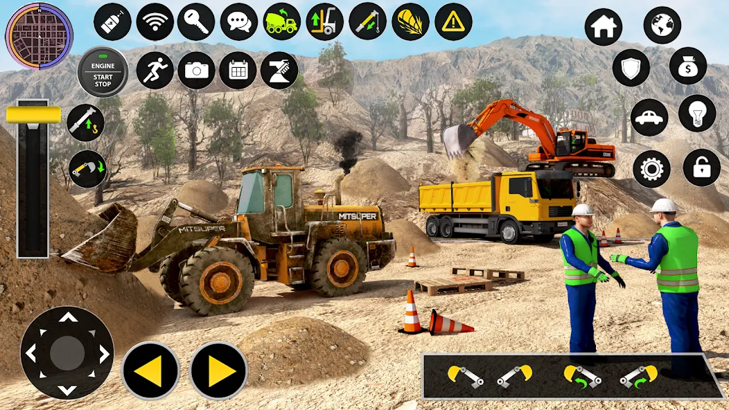 Construction Excavator Game 3D  [МОД Menu] Screenshot 5