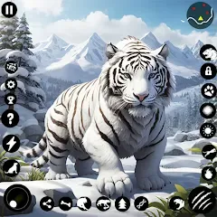 Скачать взлом Arctic White Tiger Family Sim  [МОД Все открыто] - полная версия apk на Андроид