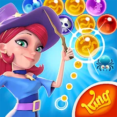 Взломанная Bubble Witch 2 Saga (Бабл Витч 2 Сага)  [МОД Menu] - полная версия apk на Андроид