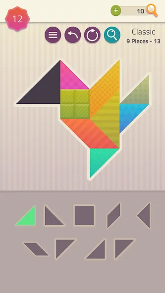 Polygrams - Tangram Puzzles (Полиграммы)  [МОД Много денег] Screenshot 2