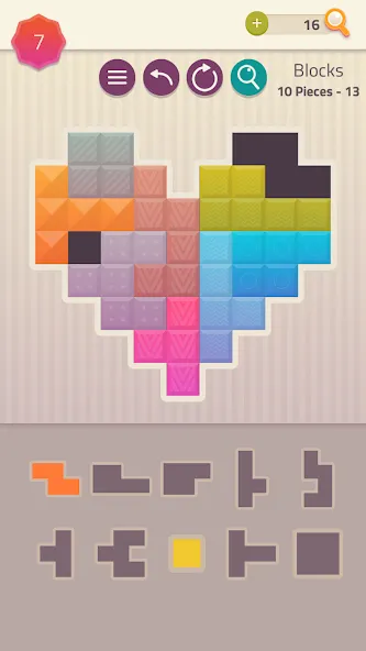 Polygrams - Tangram Puzzles (Полиграммы)  [МОД Много денег] Screenshot 3