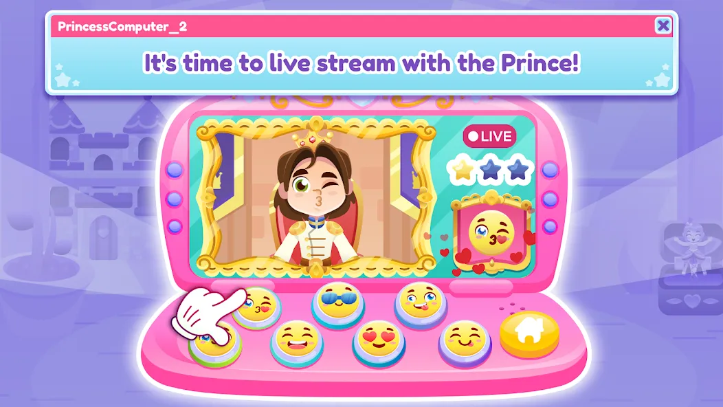 Princess Computer 2 Girl Games  [МОД Много денег] Screenshot 3