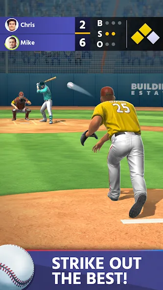 Baseball: Home Run Sports Game (Бейсбол)  [МОД Бесконечные деньги] Screenshot 3