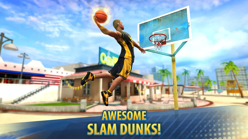 Basketball Stars: Multiplayer (Баскетбол Старс)  [МОД Бесконечные монеты] Screenshot 3