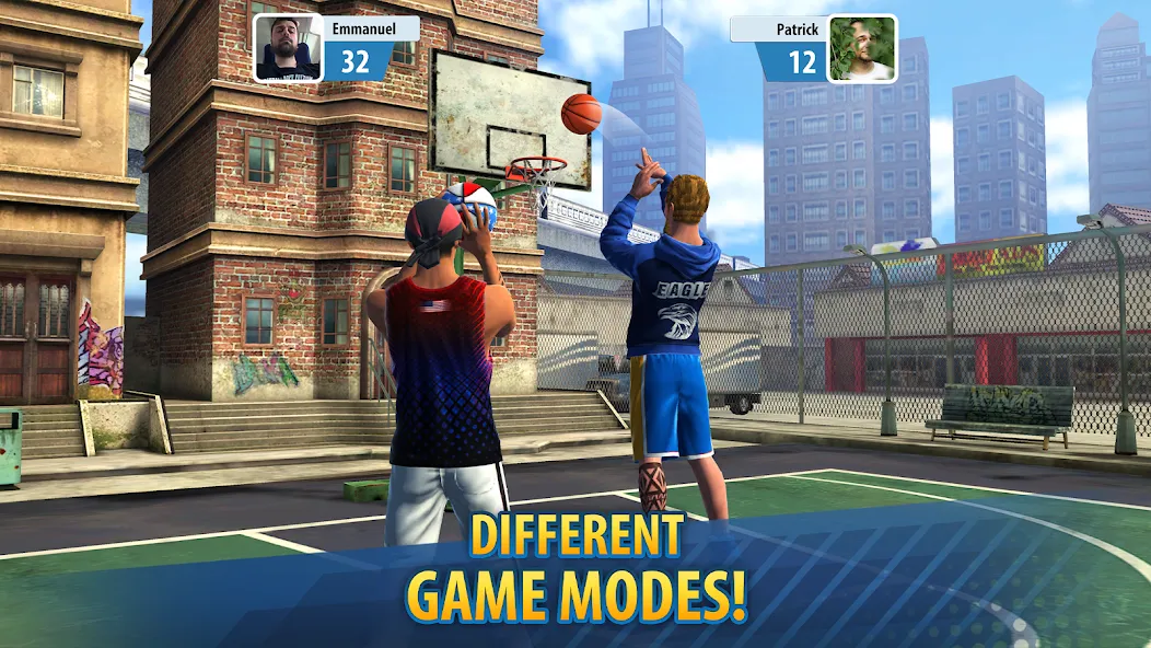 Basketball Stars: Multiplayer (Баскетбол Старс)  [МОД Бесконечные монеты] Screenshot 5