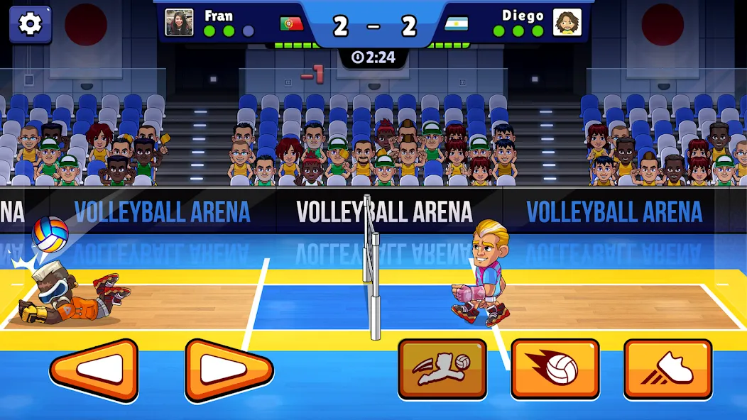 Volleyball Arena: Spike Hard (Волейбольная арена)  [МОД Menu] Screenshot 1