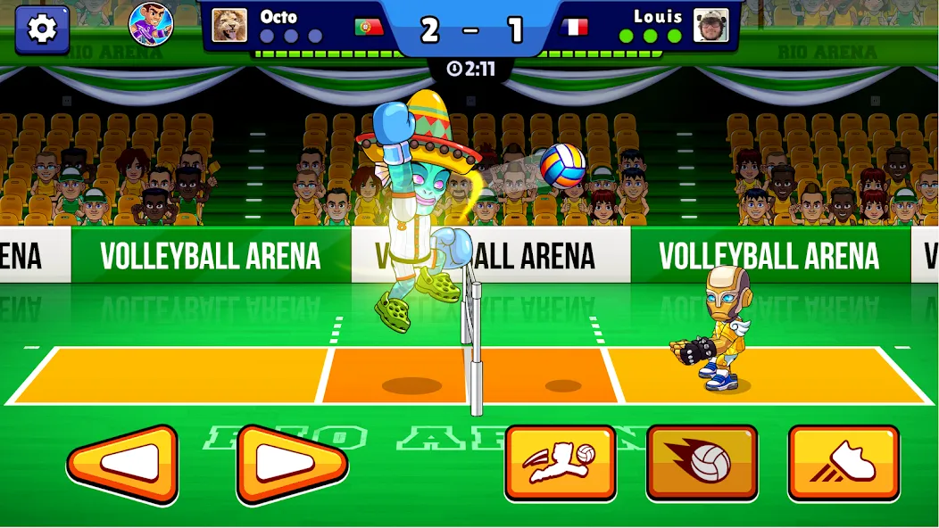 Volleyball Arena: Spike Hard (Волейбольная арена)  [МОД Menu] Screenshot 3