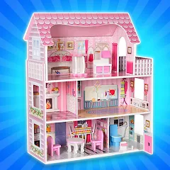 Скачать взломанную Girl Doll House Design & Clean  [МОД Unlimited Money] - стабильная версия apk на Андроид