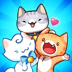 Взломанная Cat Game - The Cats Collector!  [МОД Mega Pack] - стабильная версия apk на Андроид