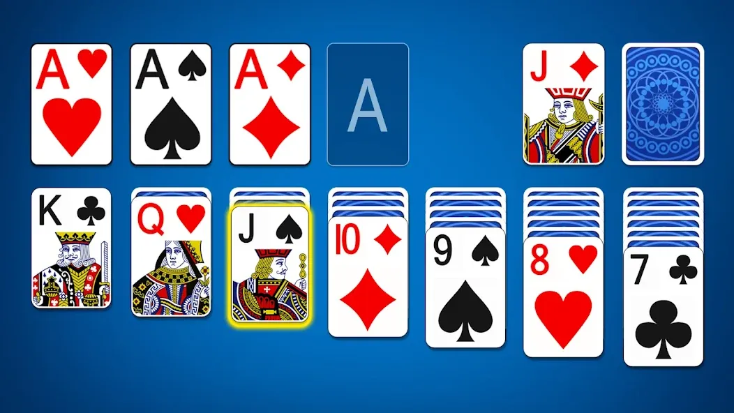 Solitaire Card Game (Солитер карточная игра)  [МОД Меню] Screenshot 1