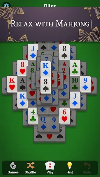 Mahjong Solitaire  [МОД Все открыто] Screenshot 1