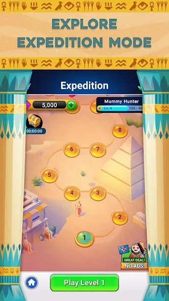 Pyramid Solitaire - Card Games (Пирамида Солитер)  [МОД Много монет] Screenshot 1