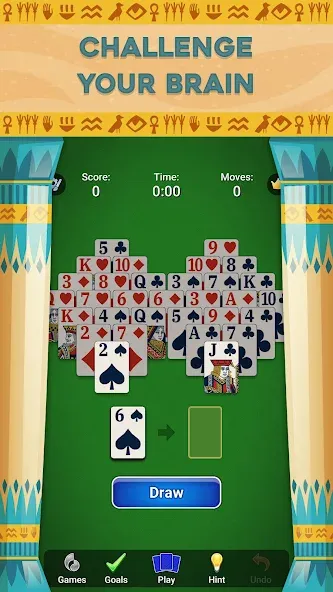 Pyramid Solitaire - Card Games (Пирамида Солитер)  [МОД Много монет] Screenshot 5