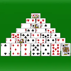 Скачать взломанную Pyramid Solitaire - Card Games (Пирамида Солитер)  [МОД Много монет] - стабильная версия apk на Андроид