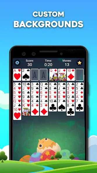 FreeCell Solitaire: Card Games (Фрицелл пасьянс)  [МОД Меню] Screenshot 3