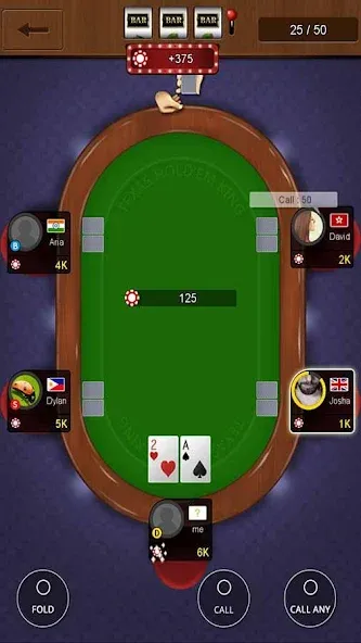 Texas holdem poker king  [МОД Mega Pack] Screenshot 4