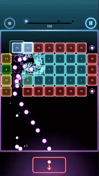 Bricks Breaker Quest  [МОД Бесконечные монеты] Screenshot 4