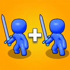 Скачать взлом Merge Weapons: Battle Game (Мердж Вепонс)  [МОД Много монет] - последняя версия apk на Андроид