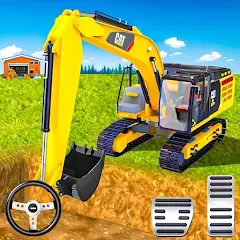 Скачать взломанную Heavy Construction Simulator  [МОД Бесконечные деньги] - стабильная версия apk на Андроид