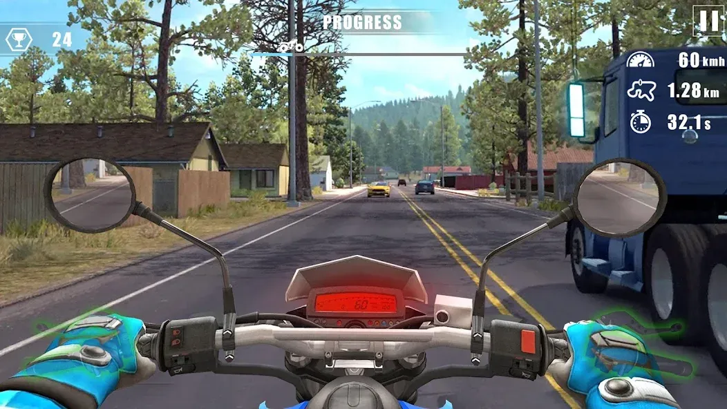 Moto Bike Race : Driving Car (Мото Байк Рейс)  [МОД Бесконечные монеты] Screenshot 1