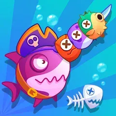 Скачать взломанную Sword Shark.io - Hungry Shark  [МОД Mega Pack] - стабильная версия apk на Андроид