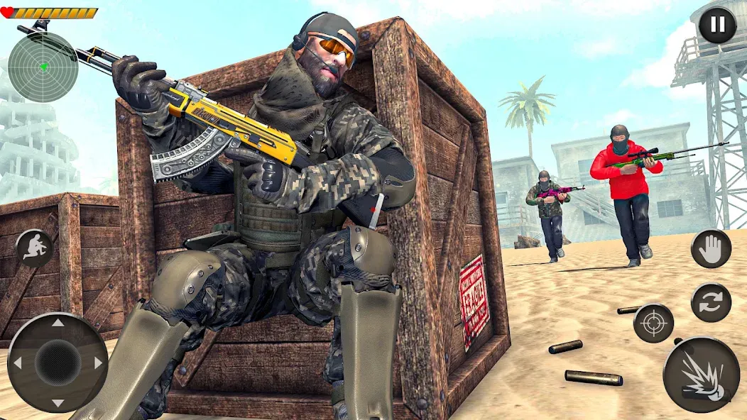 Army Commando Shooting Games  [МОД Unlimited Money] Screenshot 5