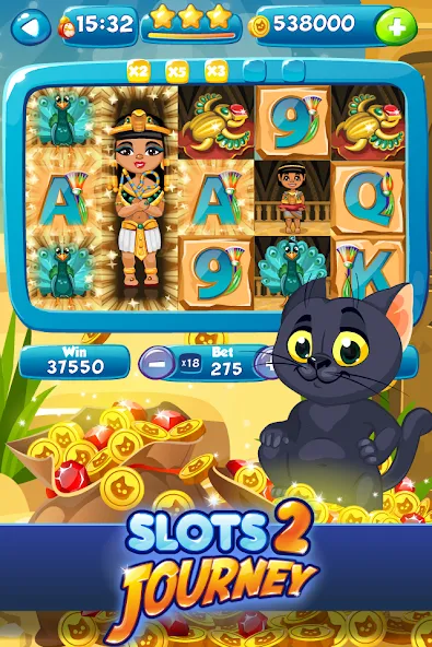 Slots Journey 2: Vegas Casino  [МОД Бесконечные деньги] Screenshot 1