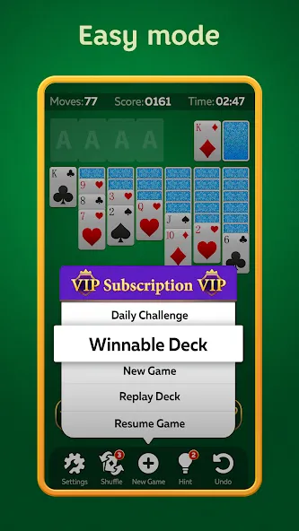 Solitaire Play - Card Klondike (Солитер Плей)  [МОД Все открыто] Screenshot 4