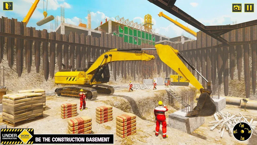 Excavator Simulator Crane Game (Экскаватор Симулятор Кран Игра)  [МОД Unlocked] Screenshot 3