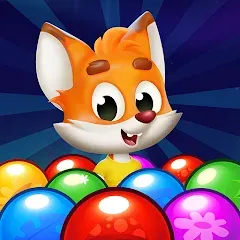 Взломанная Bubble Friends Bubble Shooter  [МОД Бесконечные деньги] - последняя версия apk на Андроид