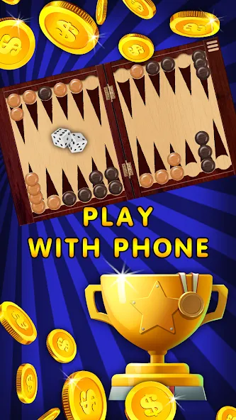 Backgammon Nard offline online  [МОД Unlocked] Screenshot 4