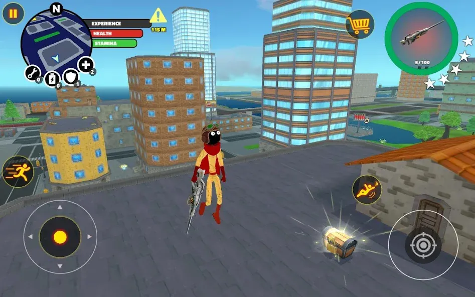 Stick Superhero  [МОД Много денег] Screenshot 1