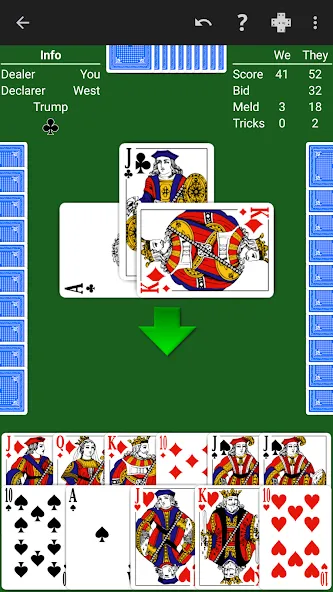 Pinochle - Expert AI (Пиночле)  [МОД Много монет] Screenshot 1