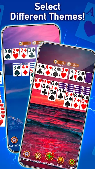 Solitaire: Classic Card Game (Клондайк Солитер)  [МОД Все открыто] Screenshot 4