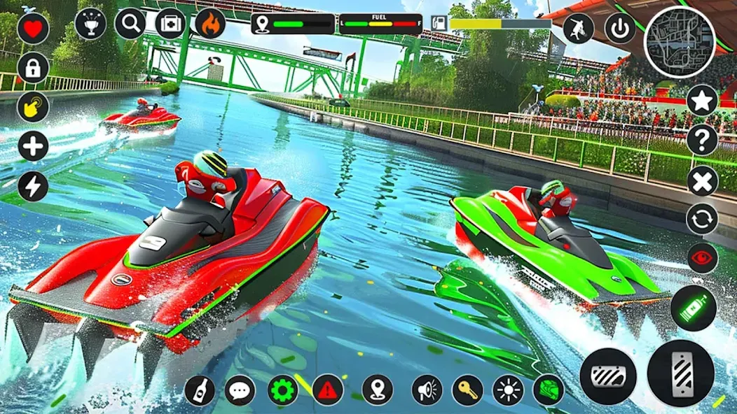 Jetski Boat Racing: Boat Games (Джетски Гонки на лодках)  [МОД Mega Pack] Screenshot 4