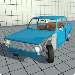 Скачать взломанную Simple Car Crash Physics Sim (Симулятор физики простого автомобильного столкновения)  [МОД Бесконечные деньги] - последняя версия apk на Андроид