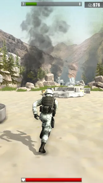 Infantry Attack: War 3D FPS (Инфантерийская атака)  [МОД Бесконечные монеты] Screenshot 1