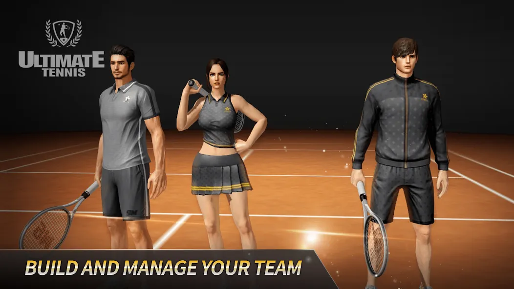 Ultimate Tennis: 3D online spo (Ультимейт Теннис)  [МОД Mega Pack] Screenshot 2