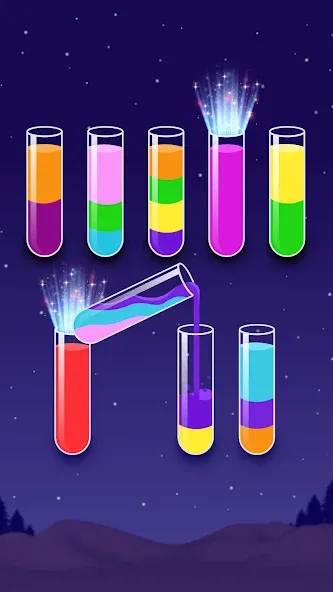 Color Water Sort Wooden Puzzle (Цвет воды Сорт Вуди Пазл)  [МОД Много денег] Screenshot 4