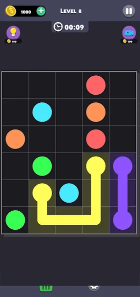 Same Color: Connect Two Dots (Сейм Колор Дот)  [МОД Unlocked] Screenshot 5