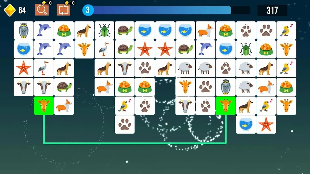 Pet Connect: Tile Puzzle Match (Пет Коннект)  [МОД Бесконечные деньги] Screenshot 1