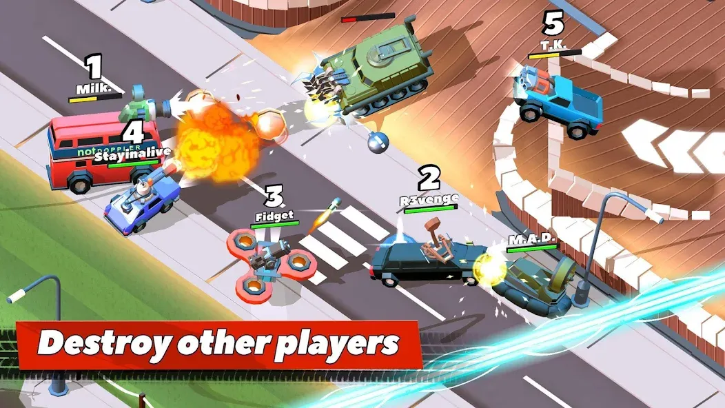 Crash of Cars (Краш оф Карс)  [МОД Бесконечные монеты] Screenshot 1