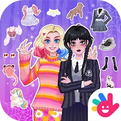 Взломанная YoYa: Dress Up Fashion Girl (ЙоЯ)  [МОД Все открыто] - последняя версия apk на Андроид