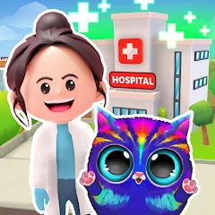 Взломанная Cute Animals: Pet Doctor (Мрдж Кьют Энималс)  [МОД Menu] - стабильная версия apk на Андроид