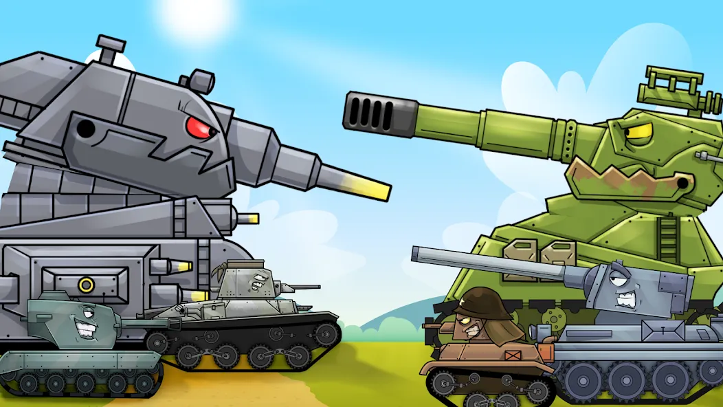 Merge Master Tanks: Tank wars (Мерж Танки)  [МОД Unlimited Money] Screenshot 1